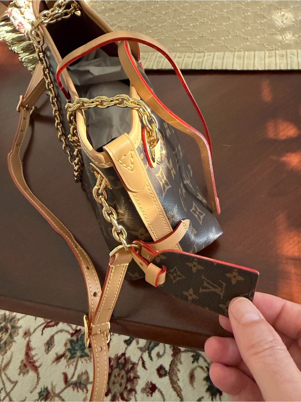 Monogram Purse with strap. Very Good Condition! Never been used! - Picture 11 of 15